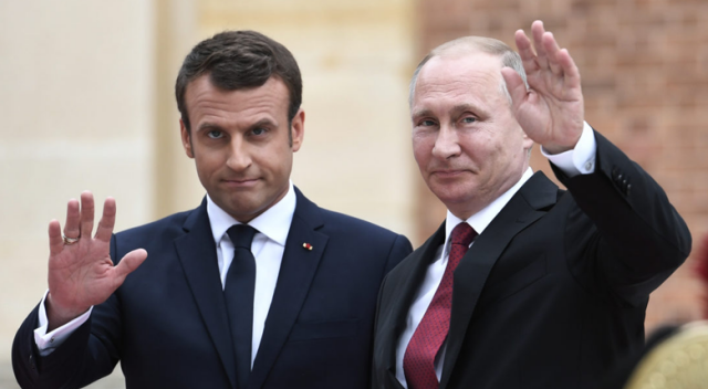 Putin ve Macron telefonda görüştü
