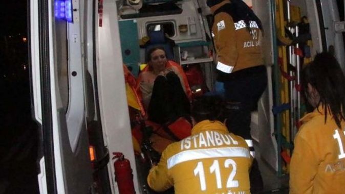 Sarıyer&#039;de denizde boğulma tehlikesi geçiren kadın kurtarıldı