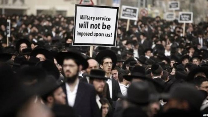 Ultra-Ortodoks Yahudilerden &#039;askerlik&#039; protestosu