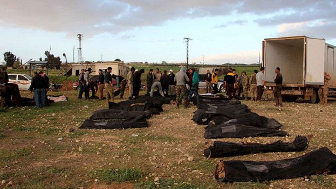 YPG/PKK&#039;nın katlettiği ÖSO savaşçılarının toplu mezarı bulundu