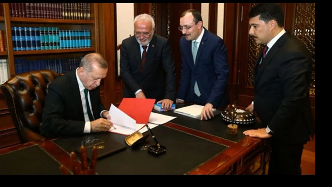 Cumhurbaşkanı Erdoğan adaylık muvafakatnamesini imzaladı