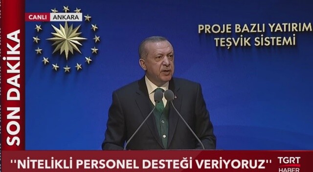 Cumhurbaşkanı Erdoğan teşvik sistemi açıklaması