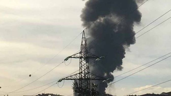 Diyarbakır Organize Sanayi Bölgesi&#039;nde yangın çıktı