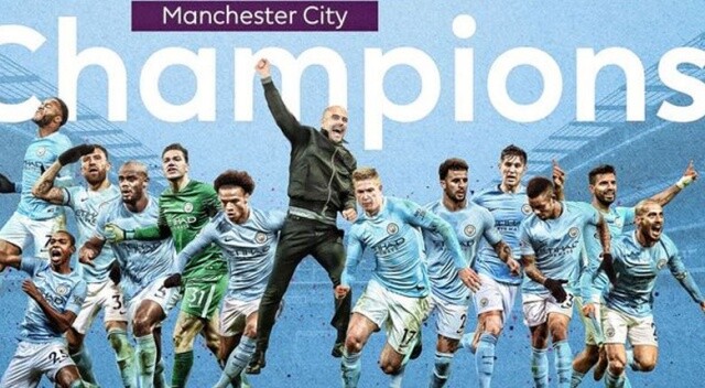 Premier Lig&#039;de şampiyon Manchester City