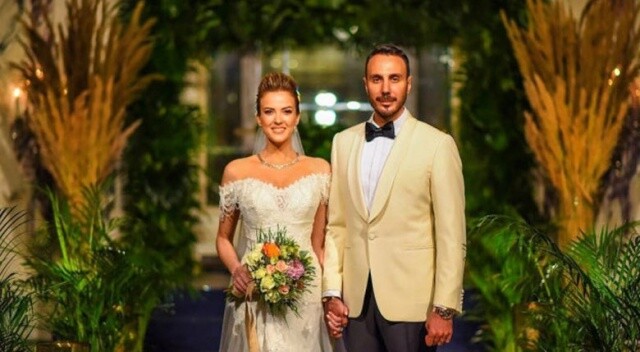 Simge Fıstıkoğlu nişanlısı Emir Tavukçuoğlu rüya gibi bir düğünle evlendi