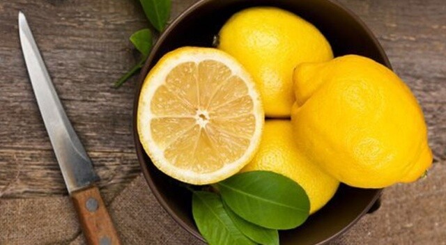 Temizliğe  bile limon