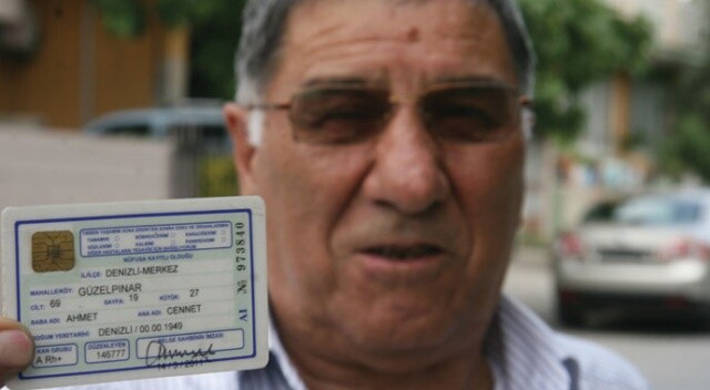 69 yıldır doğum günü kutlamayan adamın nüfus cüzdanını görenler şaşıp kalıyor