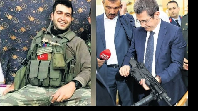 Bakanın eline aldığı tüfek bakın kimin çıktı?