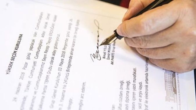 Başbakan Yıldırım dilekçeyi imzaladı!