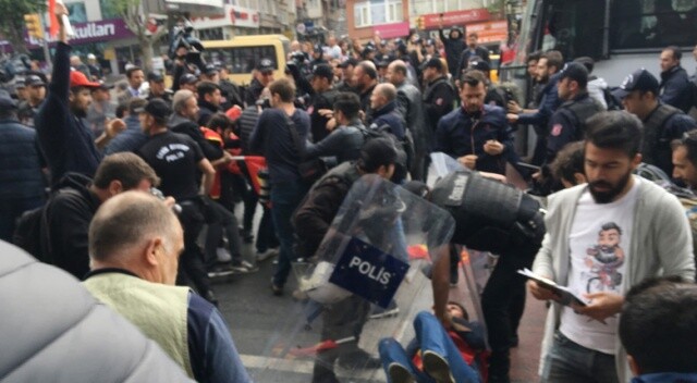 Beşiktaş&#039;ta HKP üyelerine polisten ikinci müdahale
