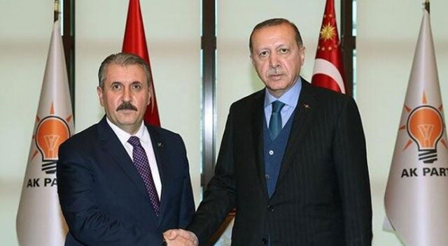 Cumhurbaşkanı Erdoğan ile görüşen BBP lideri Destici&#039;den açıklama