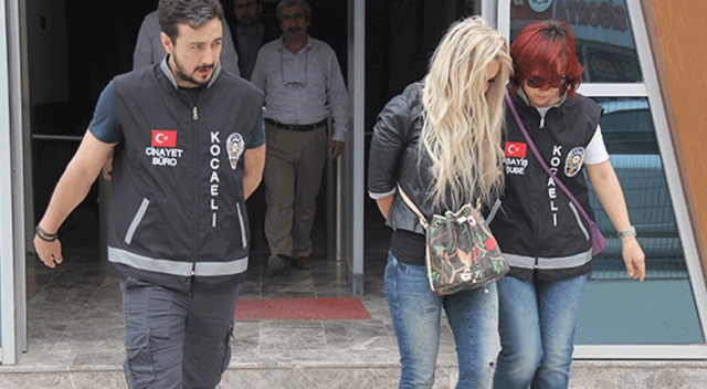 Kocaeli&#039;de 10 kişilik gasp çetesinin lideri kadın çıktı
