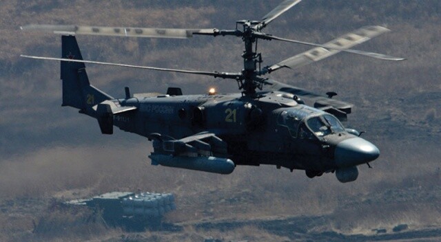 Suriye&#039;de Rus savaş helikopteri düştü