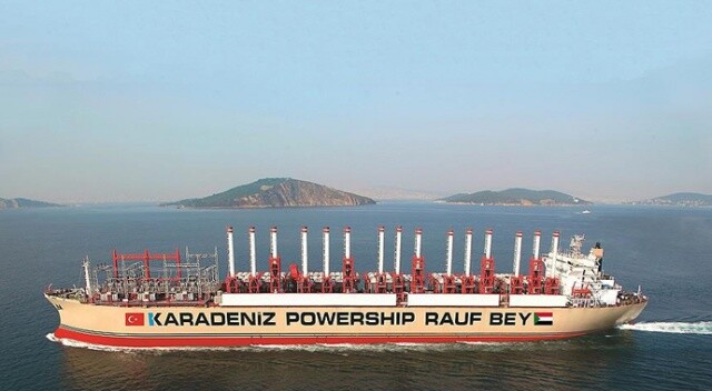 Türk enerji gemisi Sudan&#039;da elektrik üretimine başladı