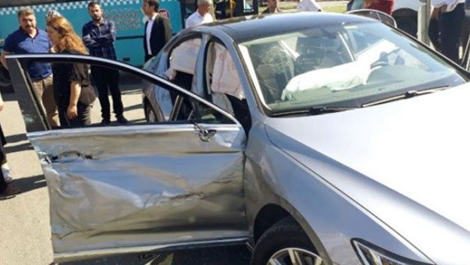 AK Parti milletvekili adayı Habibe Öçal, trafik kazası geçirdi