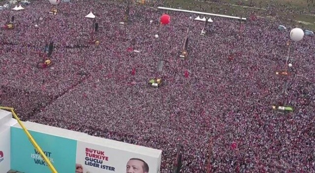 AK Parti&#039;nin Büyük İstanbul Mitingi&#039;ne vatandaşlar akın etti