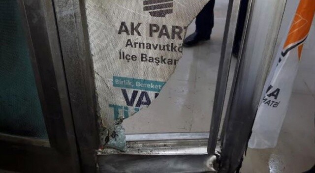 AK Parti seçim irtibat bürosuna ses bombalı saldırı