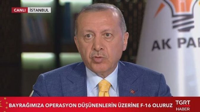 Cumhurbaşkanı Erdoğan&#039;dan TGRT Haber&#039;de önemli açıklamalar