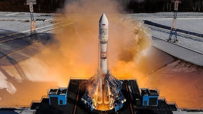 Kazakistan&#039;da Soyuz MS-09 kapsülü uzaya fırlatıldı