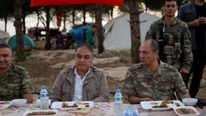 Korgeneral Temel, Afrin kahramanlarıyla iftar yaptı