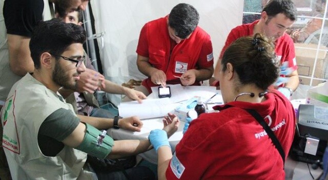 Suriyeli öğrencilerden kan bağışı