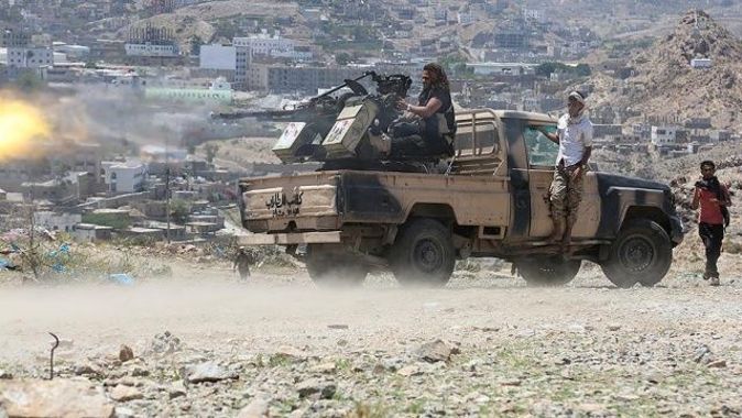 Taiz&#039;de çatışma 15 Husi militanı öldü