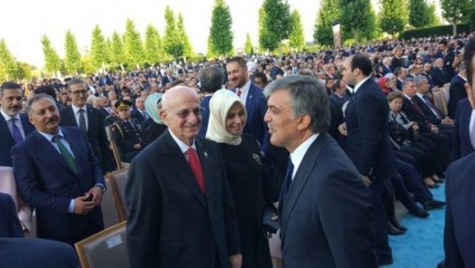 Abdullah Gül, Beştepe&#039;deki törene katıldı