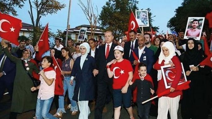 Cumhurbaşkanı Erdoğan 15 Temmuz yürüyüşüne katılacak