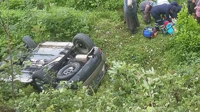 Rize’de trafik kazası: 1 ölü, 4 yaralı