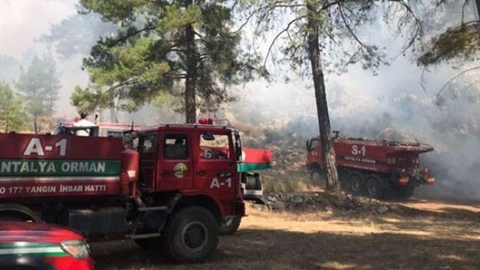 Antalya&#039;da korkutan orman yangını