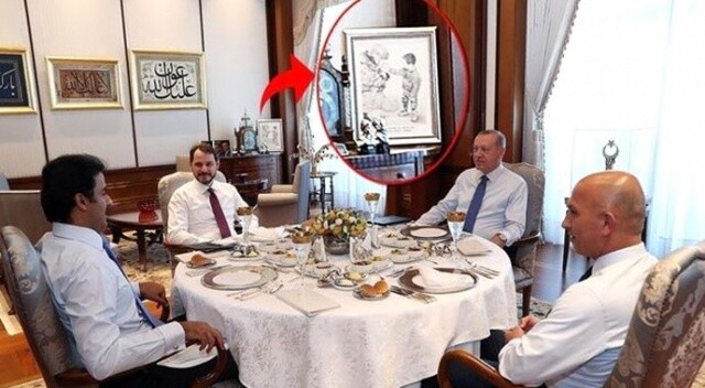 Başkan Erdoğan&#039;ın çalışma odasında dikkat çeken detay!