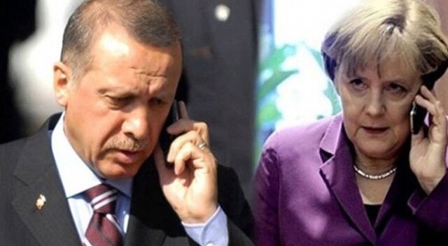 Başkan Erdoğan ve Merkel telefonda görüştü