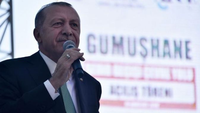 Cumhurbaşkanı Erdoğan Gümüşhane&#039;de konuştu: Geçin o işi geçin