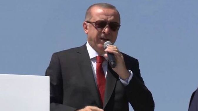 Cumhurbaşkanı Erdoğan kongre öncesi partililere hitap etti