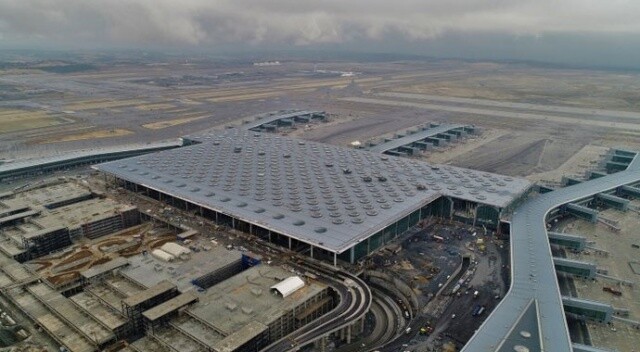 Açılmasına 46 gün kala İstanbul Yeni Havalimanı havadan görüntülendi