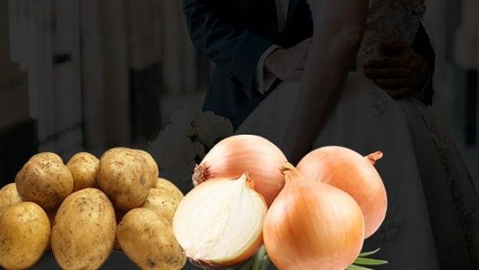 Patates soğan 15 günlük evliliği bitirdi