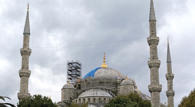Sultanahmet Camii&#039;nin restorasyonu sürüyor