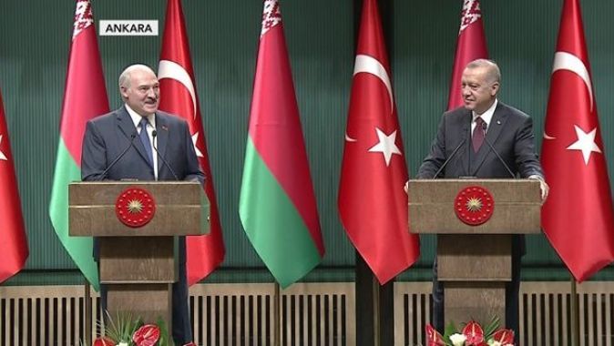 Cumhurbaşkanı Erdoğan ve Lukashenko&#039;dan açıklamalar