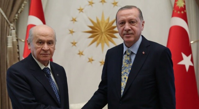 Erdoğan-Bahçeli ittifak zirvesi sona erdi