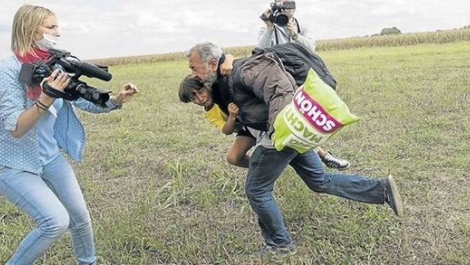 Sığınmacılara çelme takan Macar gazeteci beraat etti