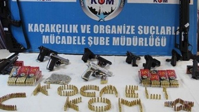 Silah kaçakçılarına büyük darbe: 25 gözaltı