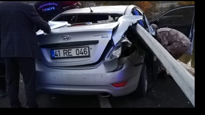 Kahramanmaraş&#039;ta trafik kazası: 1 ölü, 1 yaralı