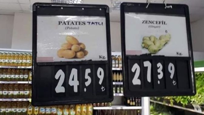 Patatesin kilosunu 25 lira yaptılar!