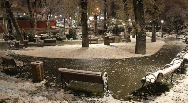 Ankara’da kartpostallık kar manzaraları