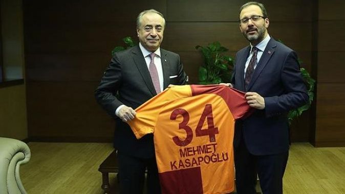 Bakan Kasapoğlu, Mustafa Cengiz&#039;i kabul etti