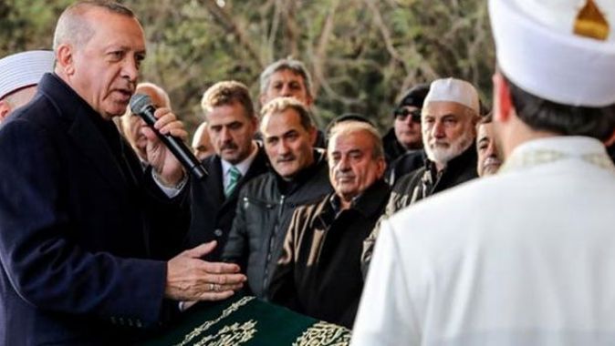 Cumhurbaşkanı Erdoğan Kadir Turgut&#039;un cenaze törenine katıldı
