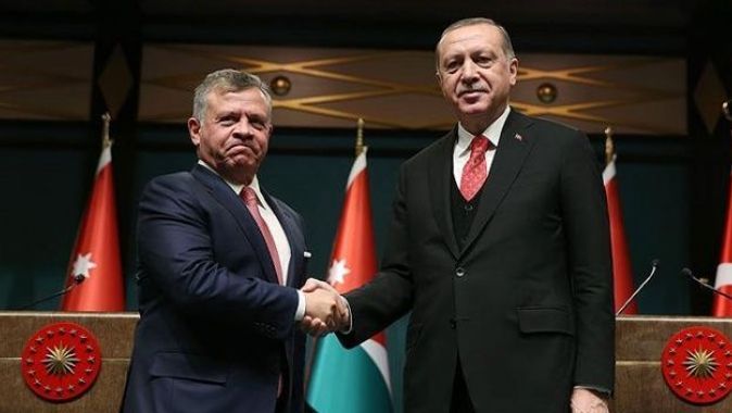 Cumhurbaşkanı Erdoğan, Kral Abdullah ile görüştü
