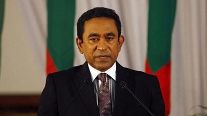 Maldivler&#039;de eski devlet başkanı ifade verdi