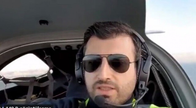 Selçuk Bayraktar, hava aracı ile ilk seferini İstanbul&#039;dan Tekirdağ&#039;a yaptı