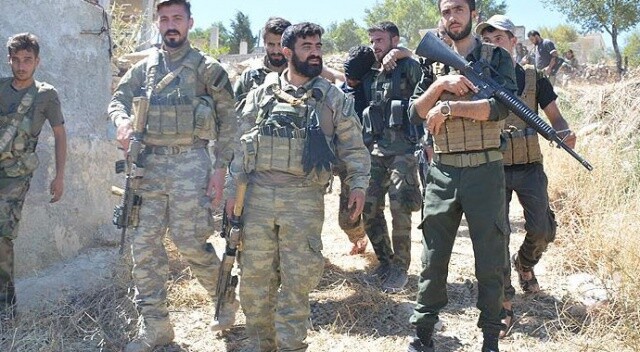 Suriyeli muhalif Milli Ordudan Türkiye&#039;ye destek